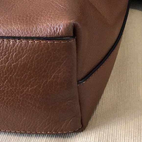 Coach Men's Charles Brown leather messenger crossbody bag with colorblock strap - Picture 11 of 16